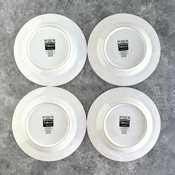 Debbie Mumm Halloween Salad Dessert Hors d'oeuvre Plates Sakura Oneida 2001 - Picture 6 of 9